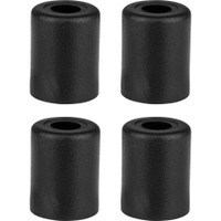 4-Pack Rubber Cabinet Feet 1" Dia. x 1.25" H